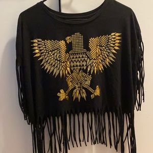 Fringe Loose Crop Top
